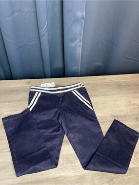 NEW Brooks Brothers Dark Wash Denim White Trim Pants Nautical Preppy Kids Size 6